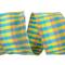 JAM Paper 2.5" x 10yd. Wired Plaid Dupioni Sally Ribbon
